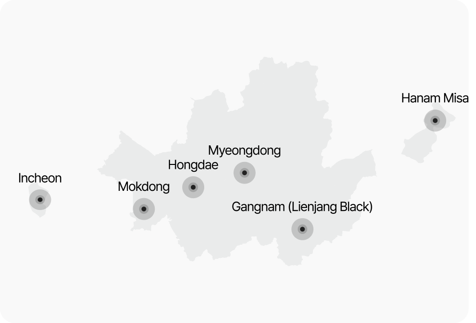 韓国ネットワークマップ